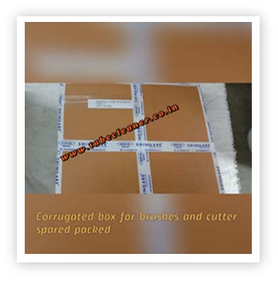 Corrugated Box For Brushes and Cutter Spared Packed