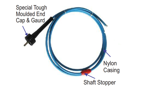 Flexible Shafts for Wet Cleaning (Nylon Casing)